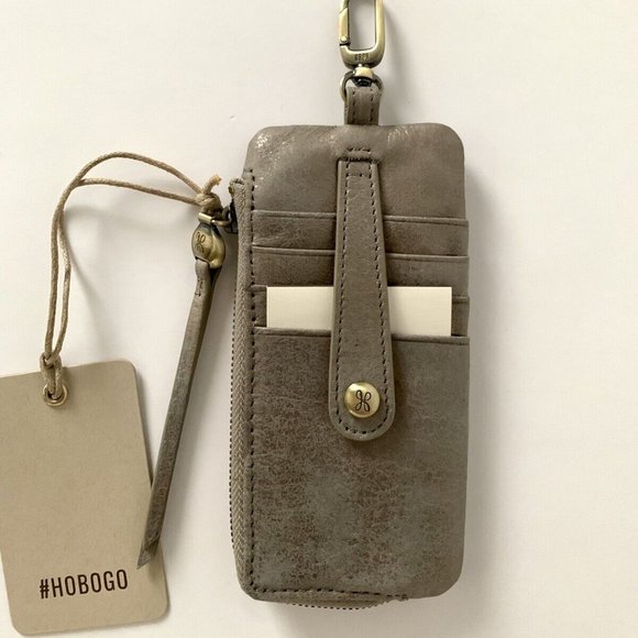 HOBO Accessories Hobo Delve Leather Zip Card And Coin Wallet